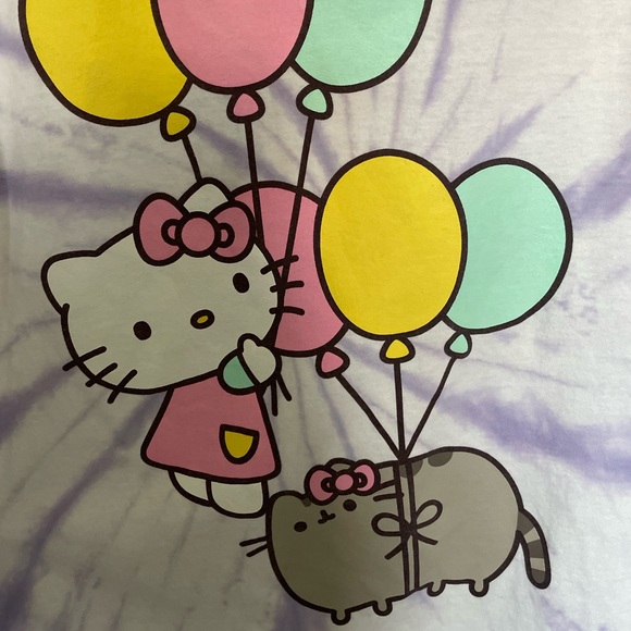 Hello Kitty X Pusheen Tie-Dye T-Shirt - Picture 4 of 10